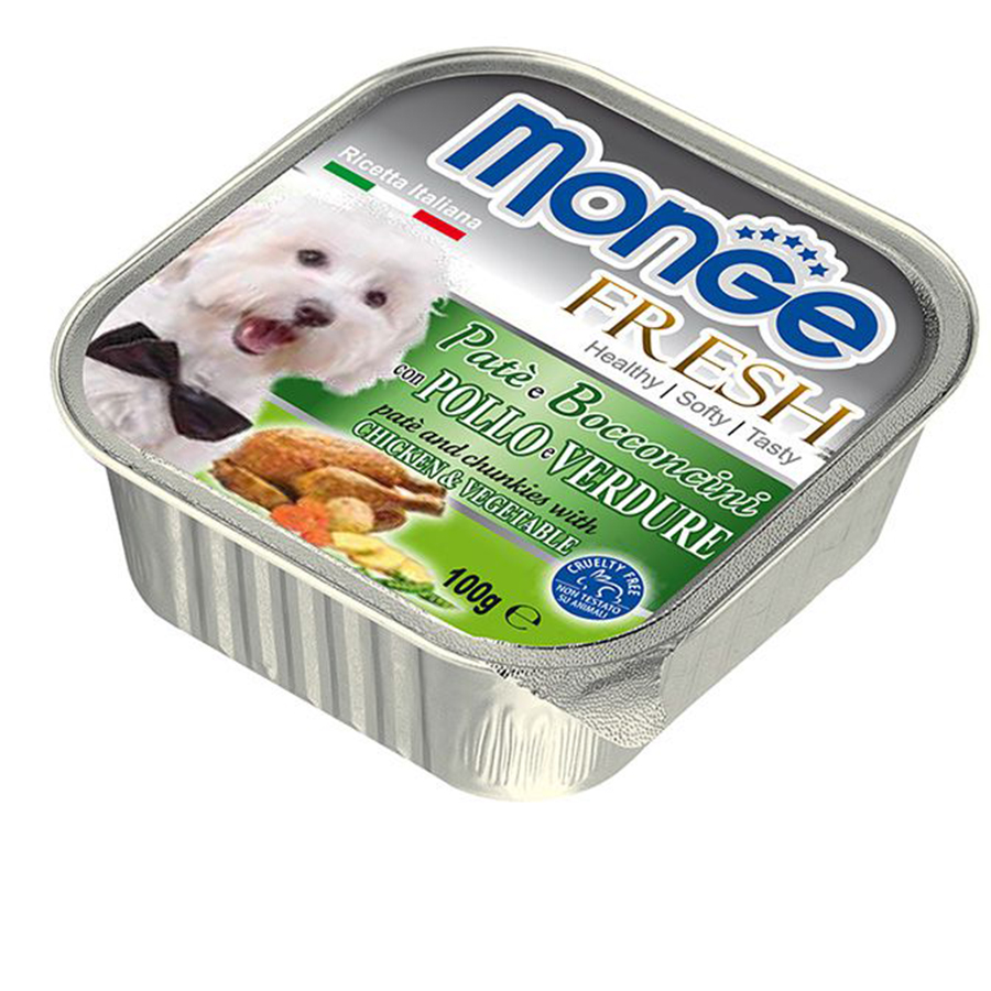Pate cho chó Monge with Chicken and Vegetables
