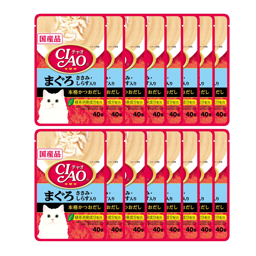 Combo 16 gói Pate cho mèo Ciao IC- 202 (40 gram/ gói)