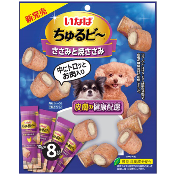 Churu Bee For Dog Grilled Chicken Fillet With Collagen (Thịt gà nướng & Collagen) (QDS-73)
