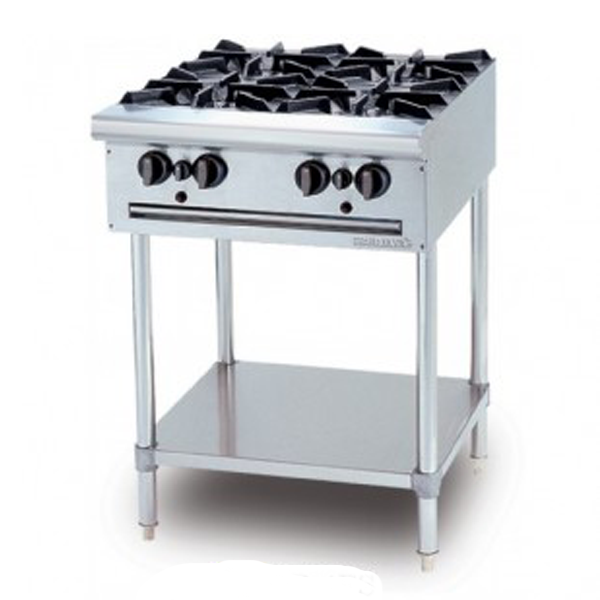 Bếp âu 4 họng đốt có chân đứng