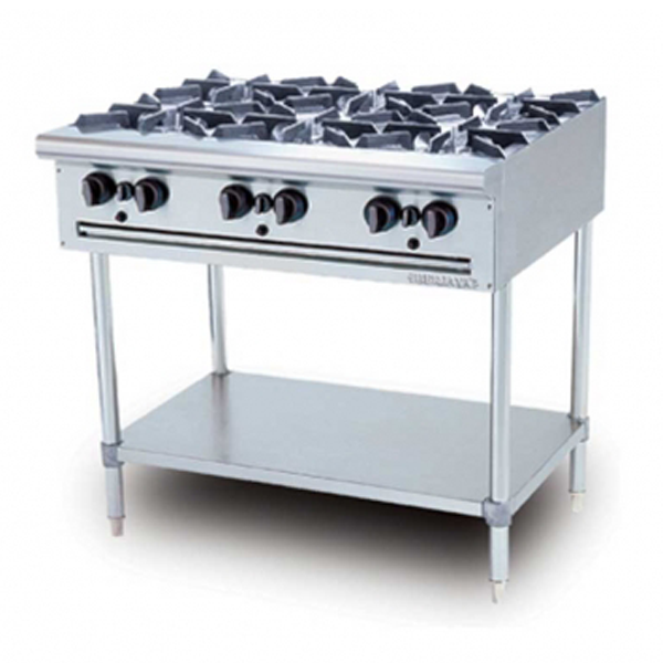 Kitchen 6 throat with legs stand