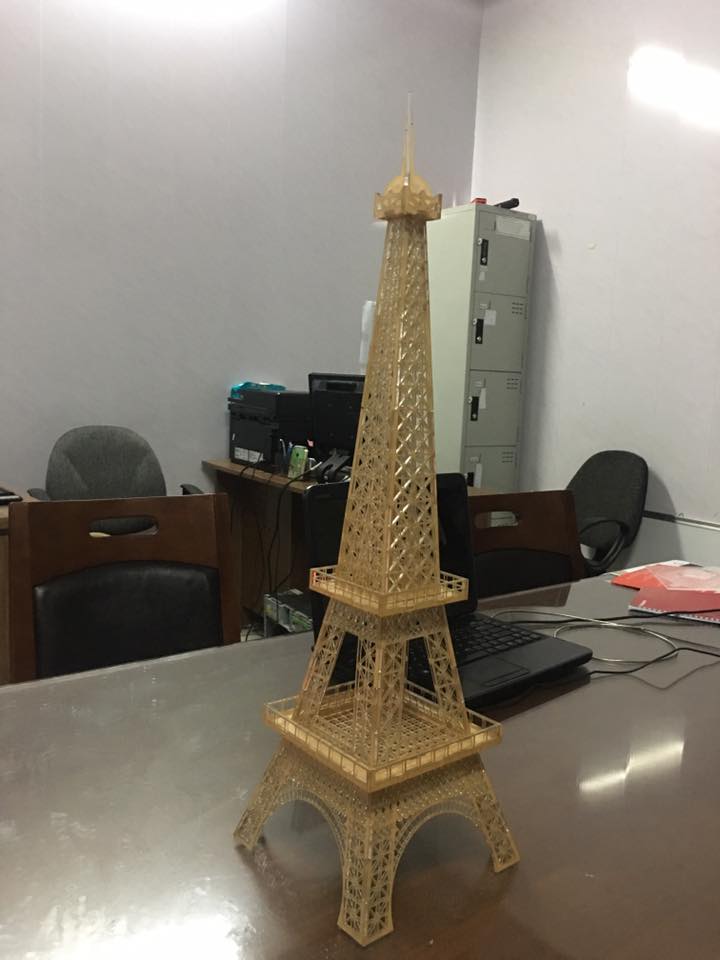 Bản vẽ mô hình tháp eiffel