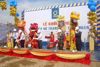 Cho Thuê Dụng Cụ Lễ Khởi Công, lể động thổ