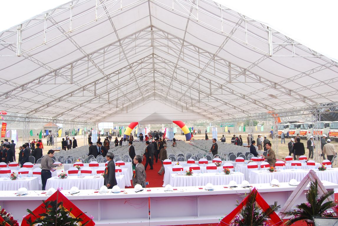 Cho thuê nhà bạt lễ khánh thành, lễ khai trương