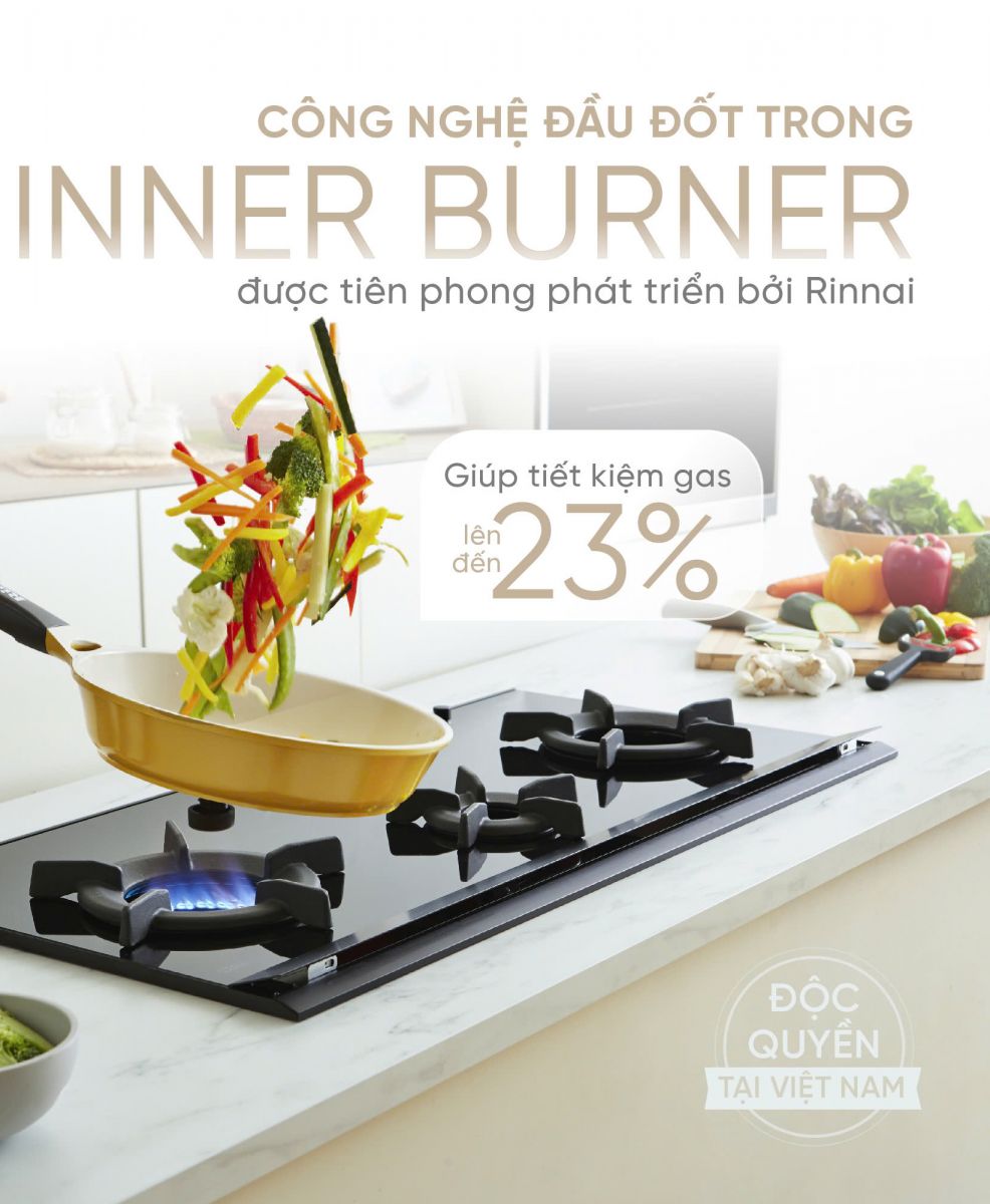 Bếp gas đa vùng nấu