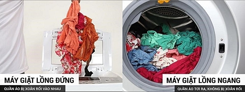 Máy giặt lồng đứng hay lồng ngang sẽ đáp ứng nhu cầu của bạn?