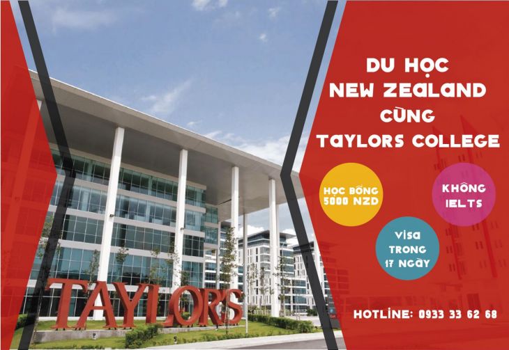 Học bổng 5,000 NZD Chương trình dự bị đại học trường Taylor’s College Auckland 