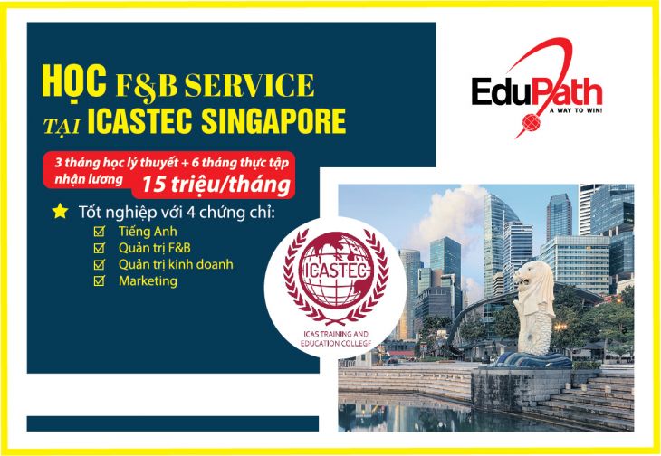 Du học Singapore ngành Food & Beverage tại ICASTEC
