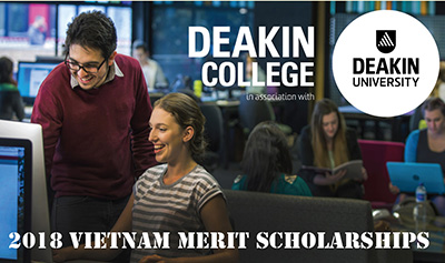 Du hoc Singapore với học bổng khủng cùng trường Deakin College 