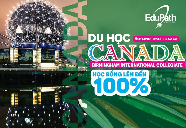 HỌC BỔNG 100% TRƯỜNG QUỐC TẾ BIRMINGHAM CANADA