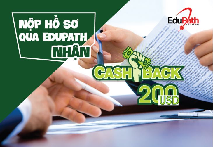 Cash back 200USD cho học sinh nộp đơn vào đại học Mỹ qua EduPath