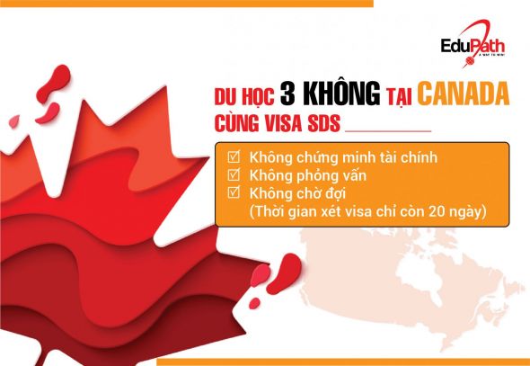 Du học Canada miễn chứng minh tài chính với Visa SDS