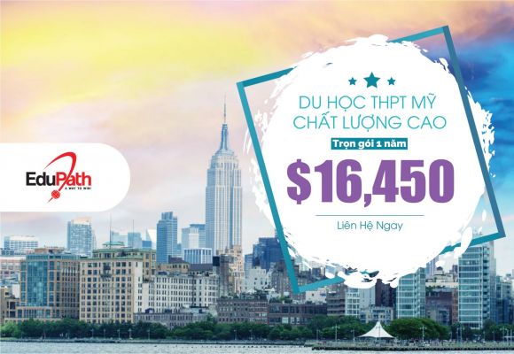 Du học Trung học Mỹ chất lượng cao – Học phí trọn gói 16,450USD/năm