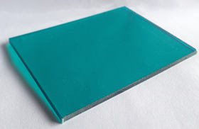 Tấm lợp lấy sáng thông minh đặc ruột polycarbonate xanh ngọc lam ( green blue)