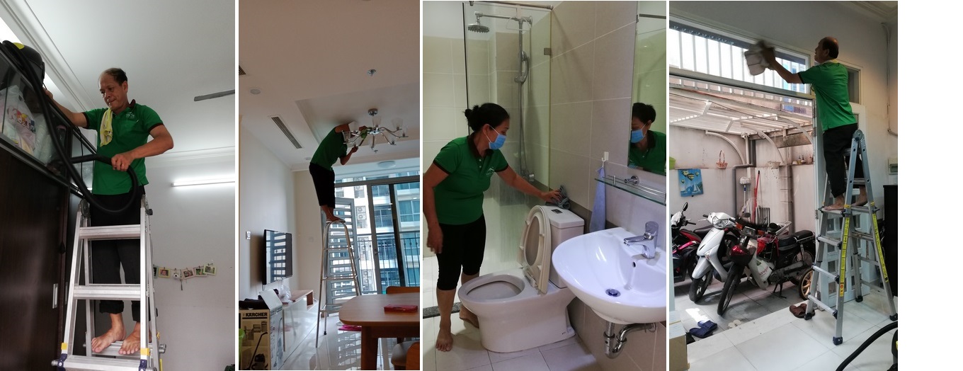 General apartments, houses cleaning work in Vinhome & Phu Nhuan Dist.
