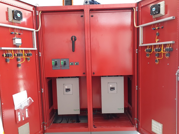 Fire protection electrical cabinet