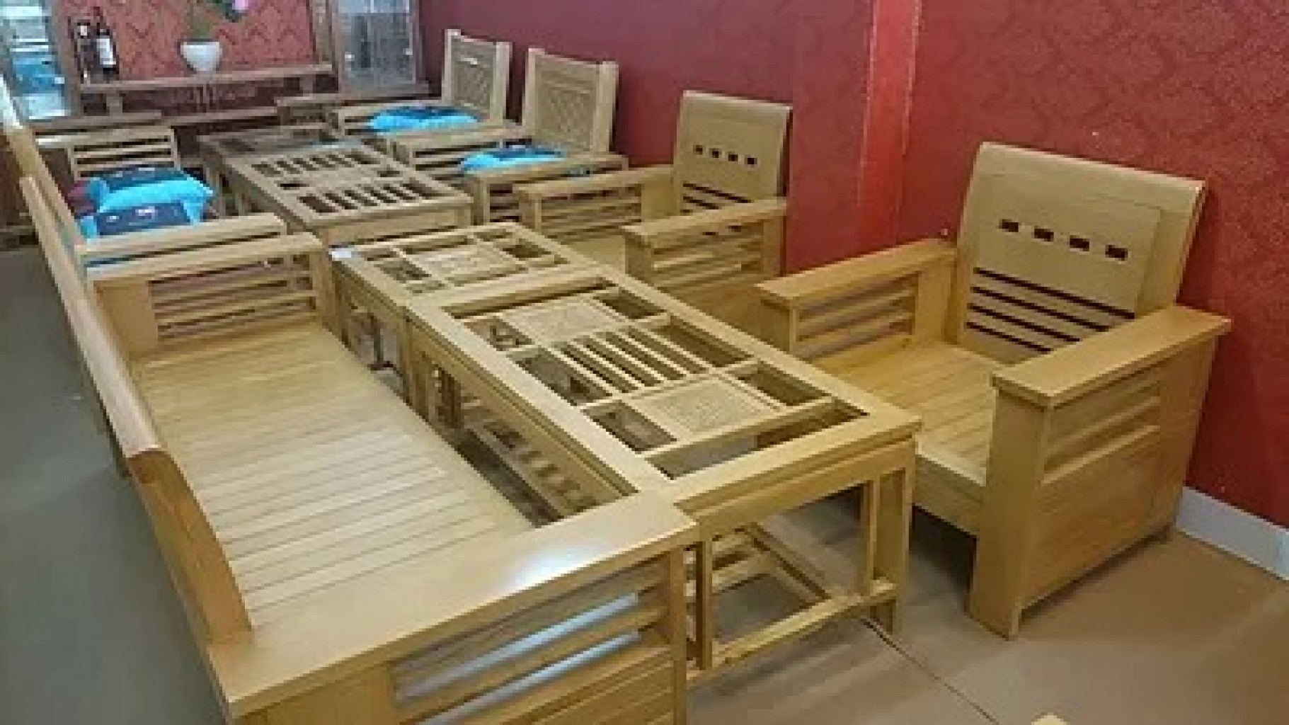 Bộ Salon gỗ Beech Carol