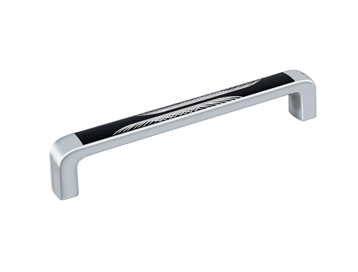 HMR 8205 CBW - Tay tủ Crom bóng (Trắng, đen)