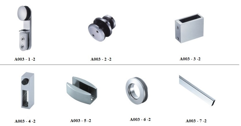 Bộ láp nhà tắm kính A015
