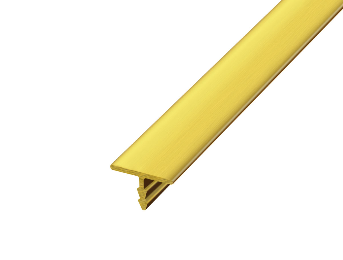 Nẹp gỗ chữ T 12mm Gold bóng