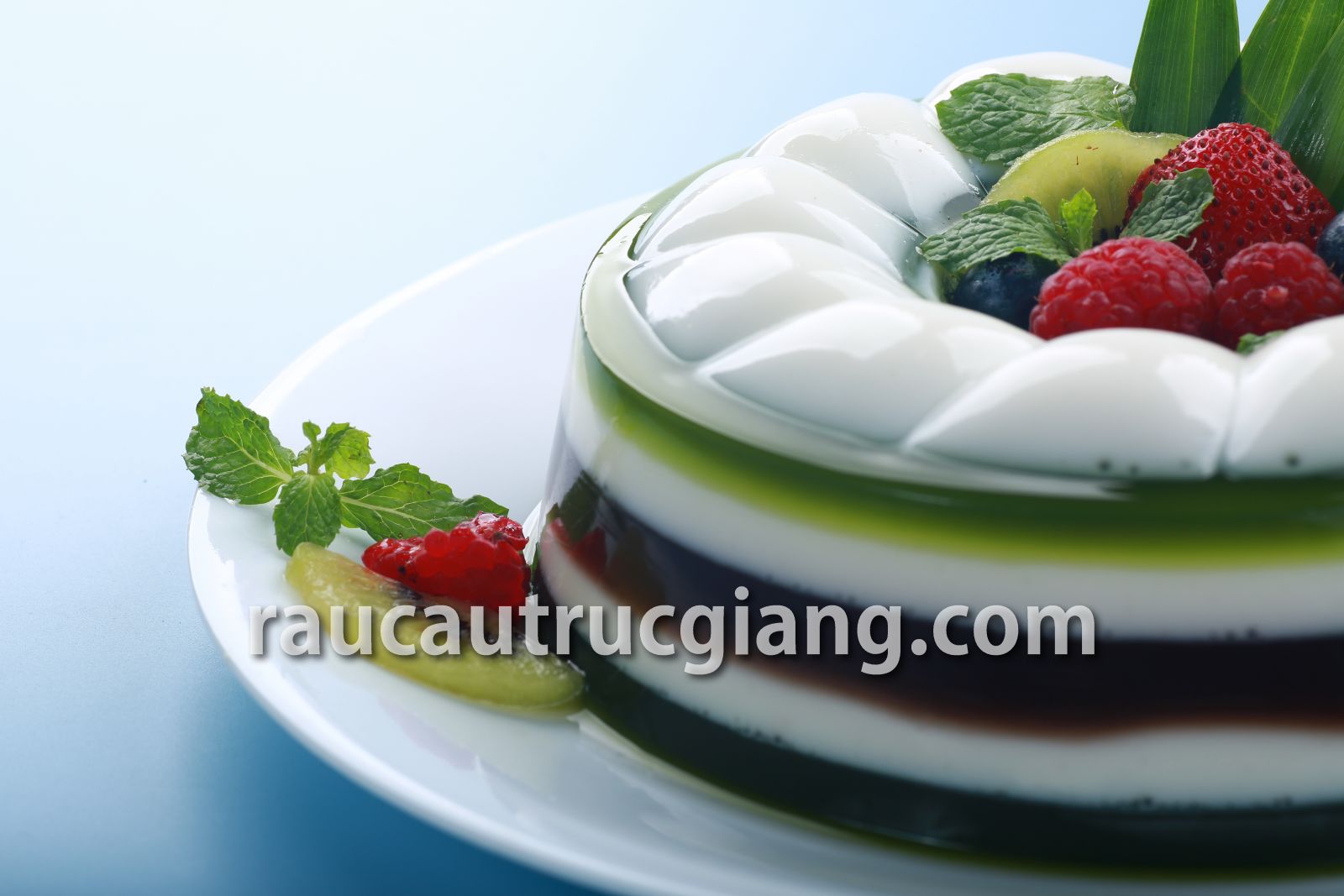 Rau câu kem sữa