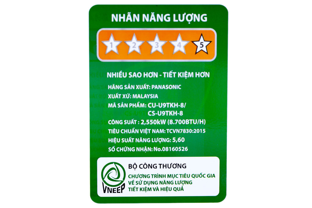 Máy lạnh Panasonic Inverter 1 HP CU/CS-U9TKH-8
